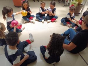 Our K2 kids love to learn with games!